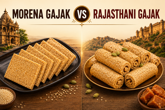 Morena Gajak vs Rajasthani Gajak comparison