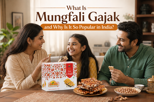 mungfali gajak traditional winter sweet India