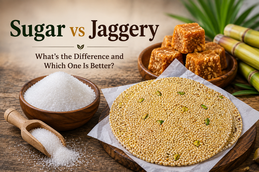 Sugar vs jaggery comparison