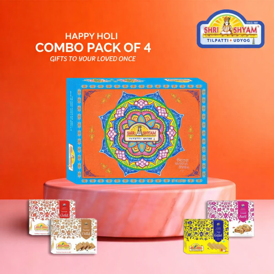 Holi Gajak Combo Pack of 4 – Traditional Festive Sweet Gift