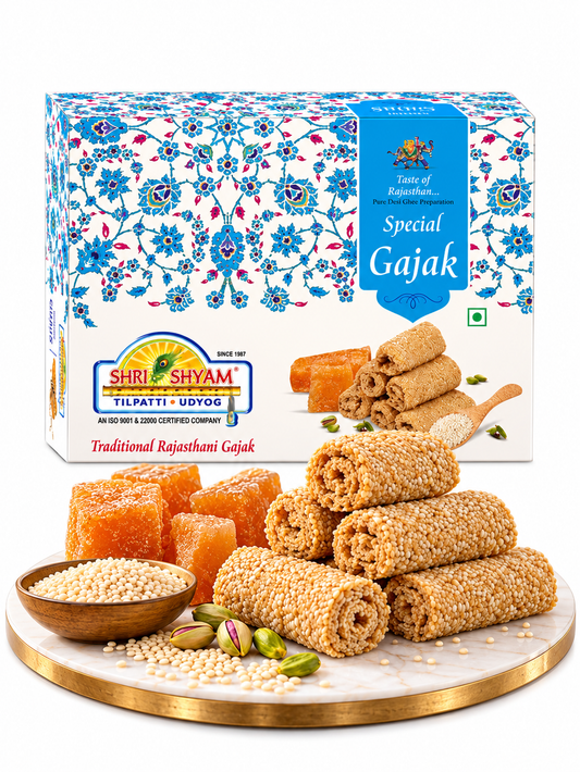 Traditional Special Gajak, Indian Sweet Treat | Rich in Flavor & Crunch | Ideal for Gifting & Festivities