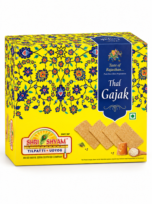 Thal Gajak Crunchy Sesame Treat | Traditional Indian Sweet Snack | Perfect for Gifting & Celebrations