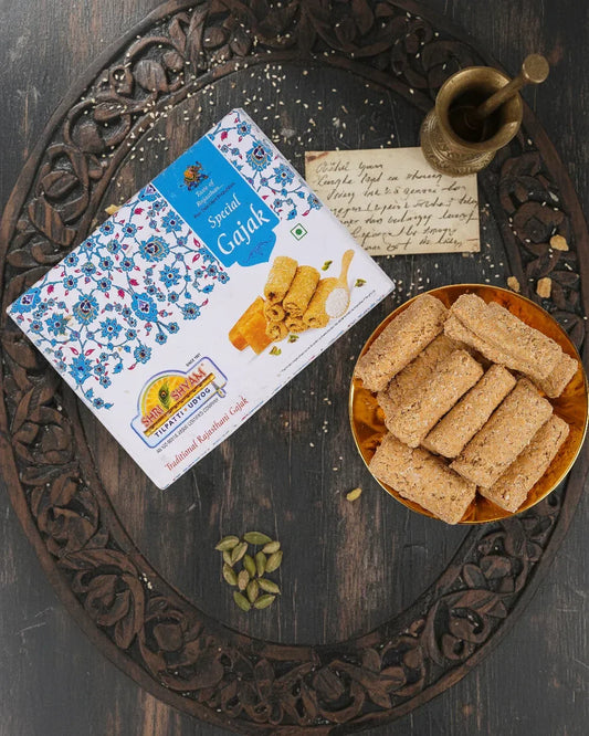 Til Gud Special Gajak Rolls (500g) – Authentic Rajasthani Winter Sweet