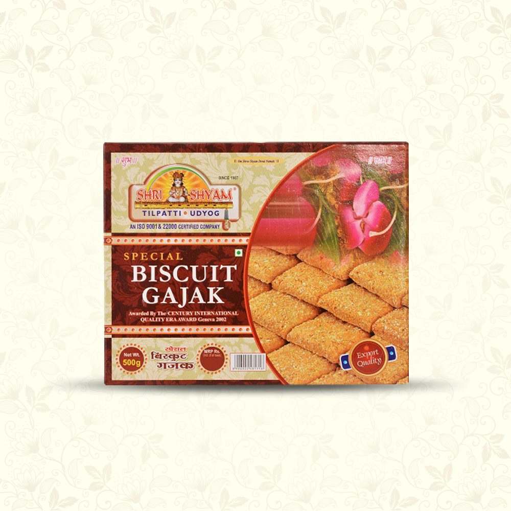 Biscuit Gajak (500g) shreeshyamtilpatti