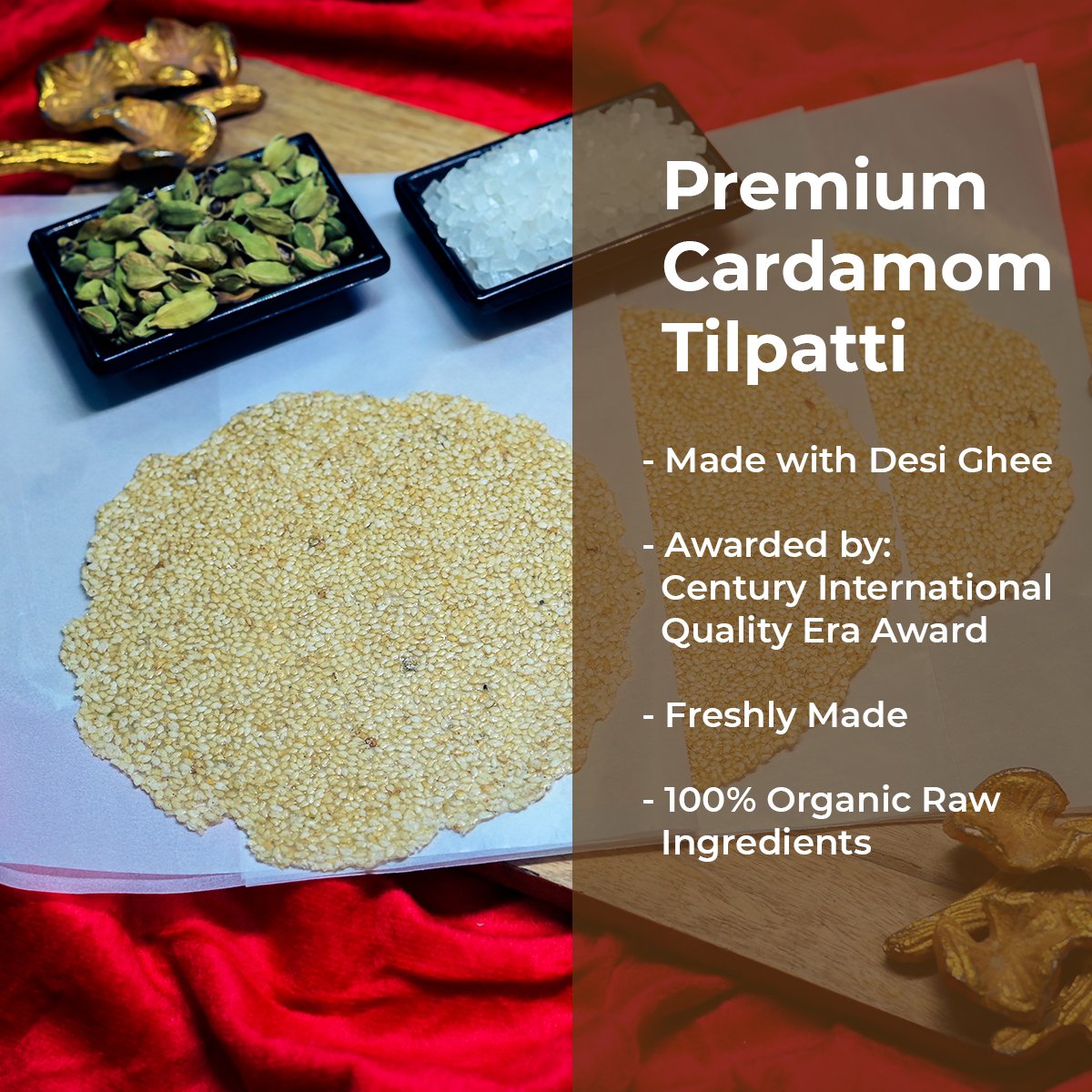 Premium Cardamom Tilpatti (500g) Shree Shyam Tilpatti ™