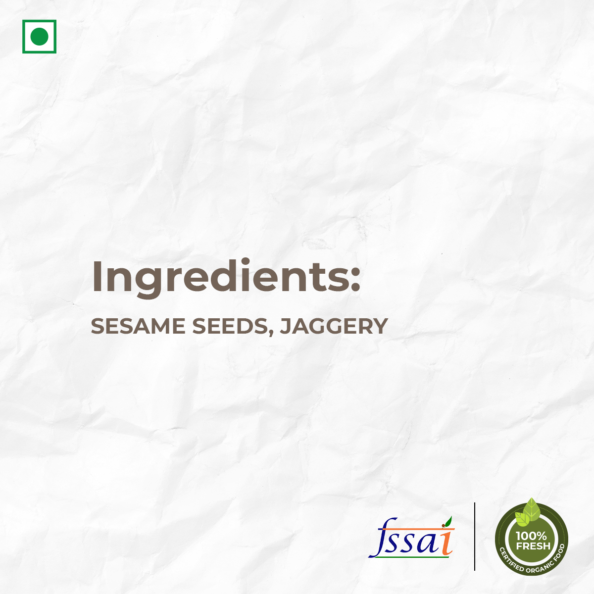 Jaggery Rewari (400g) Shree Shyam Tilpatti ™