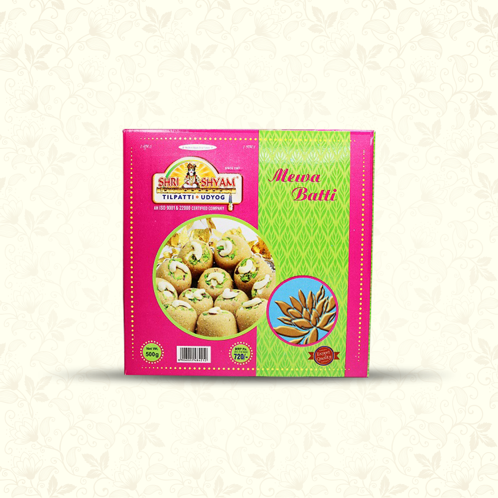Jaipuri Mewabaati (500g), Rich North Indian Dessert with Nuts & Mava | Heavenly Sweet Treat for Festivals, Rajasthani Celebrations