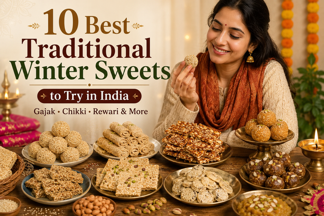 10 traditional winter sweets in India including gajak, chikki, rewari and tilpatti 