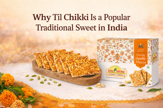 Til chikki traditional Indian sweet made with sesame and jaggery