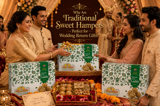 wedding return gift hampers traditional sweets India 