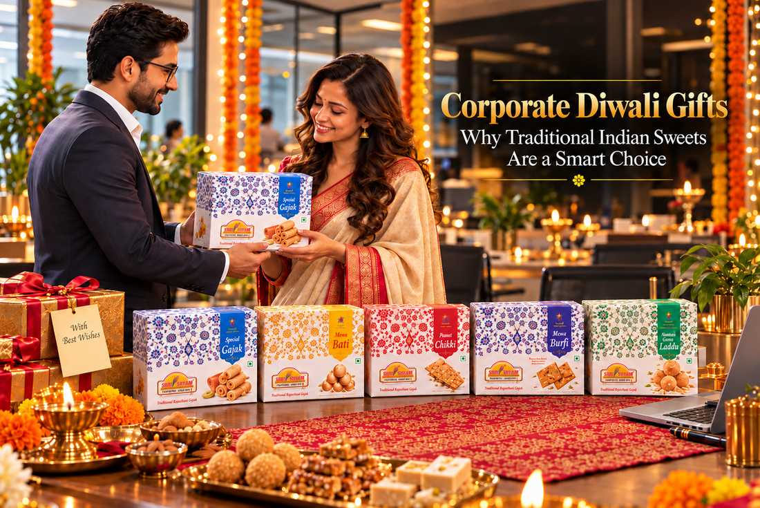 Traditional Indian sweet hampers for corporate Diwali gifts