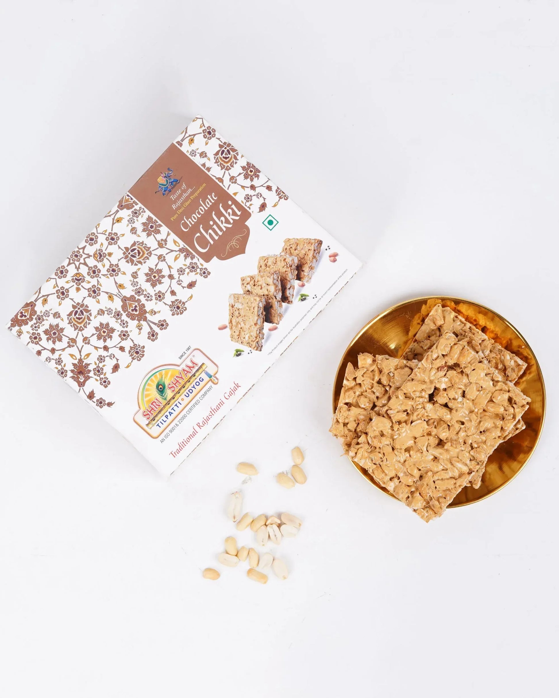 Chocolate Chikki Close Shot – Crunchy Sweet Treat