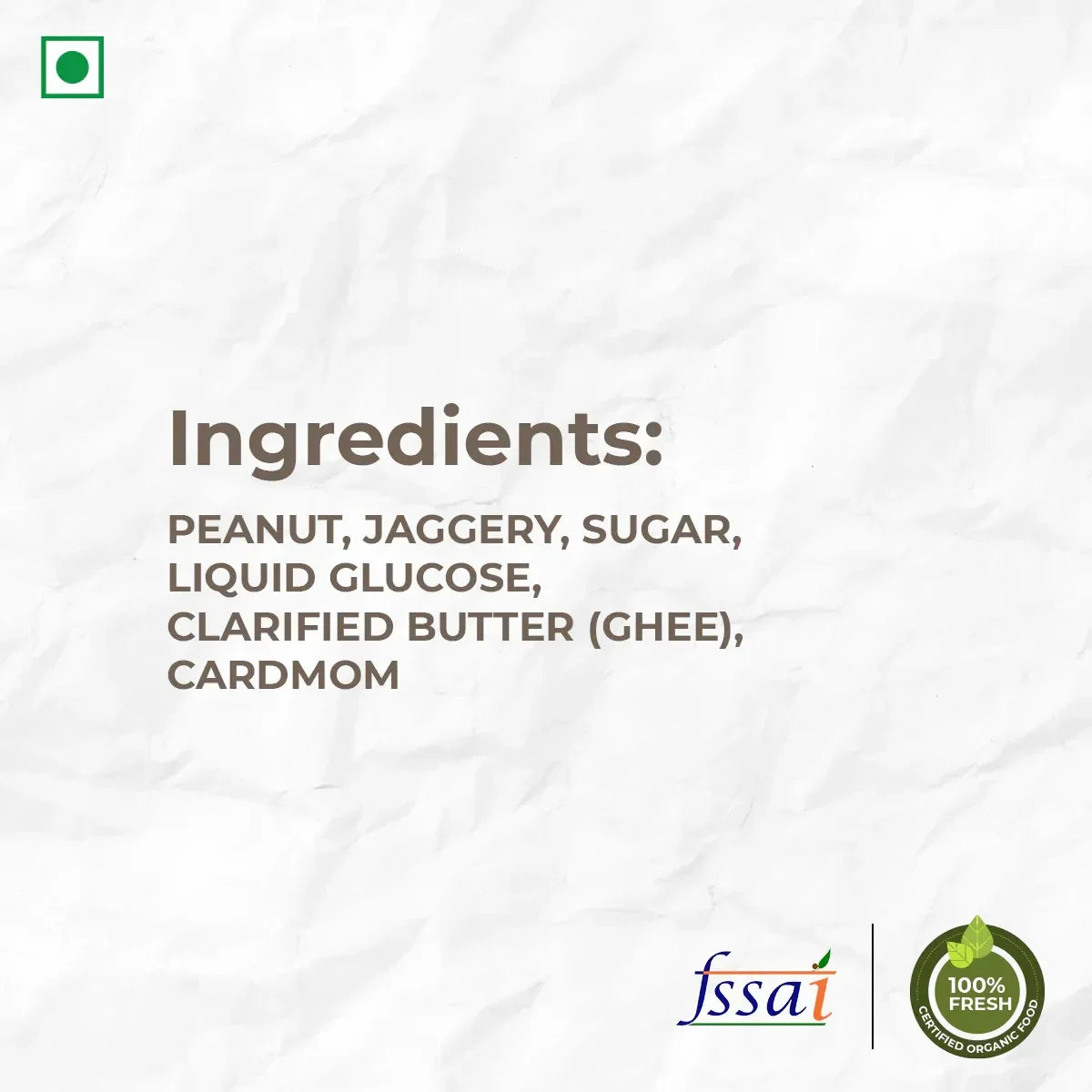 Chocolate Chikki Product Image – Crunchy Indian Sweet