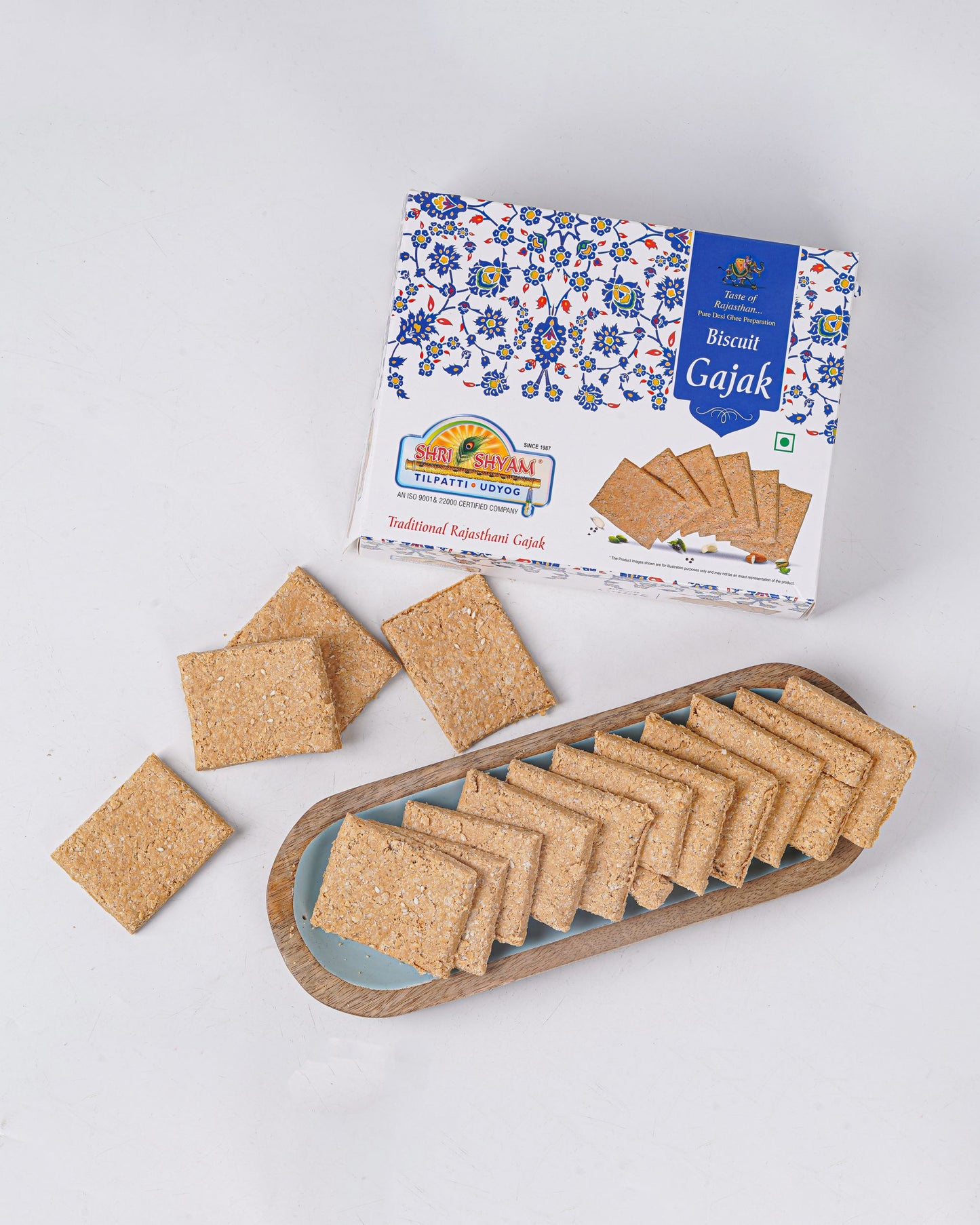 Traditional Indian Gajak, Crispy Sesame & Jaggery Biscuits for Winter Comfort | Delicious, Nutritious Snack for Warmth & Digestion | Ancestral Recipe (500g)