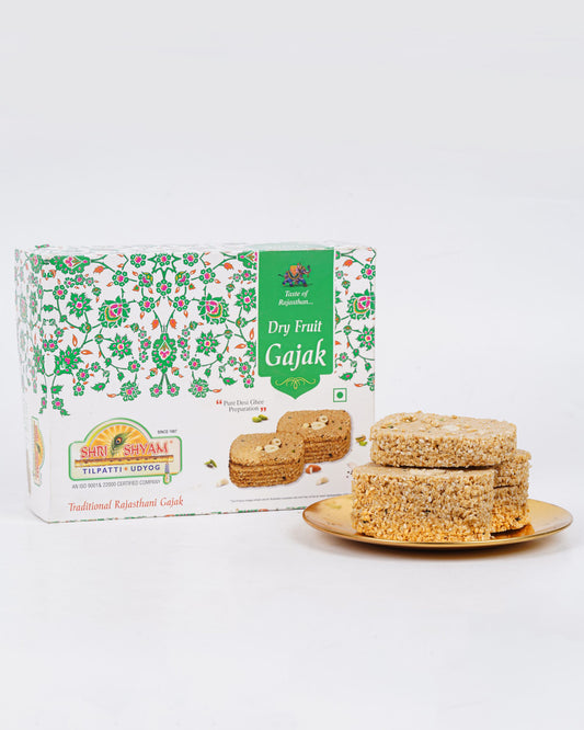 Special Dryfruit Gajak (500g), Premium Indian Sweet Treat | Nutty & Delicious | Perfect for Gifting & Celebrations