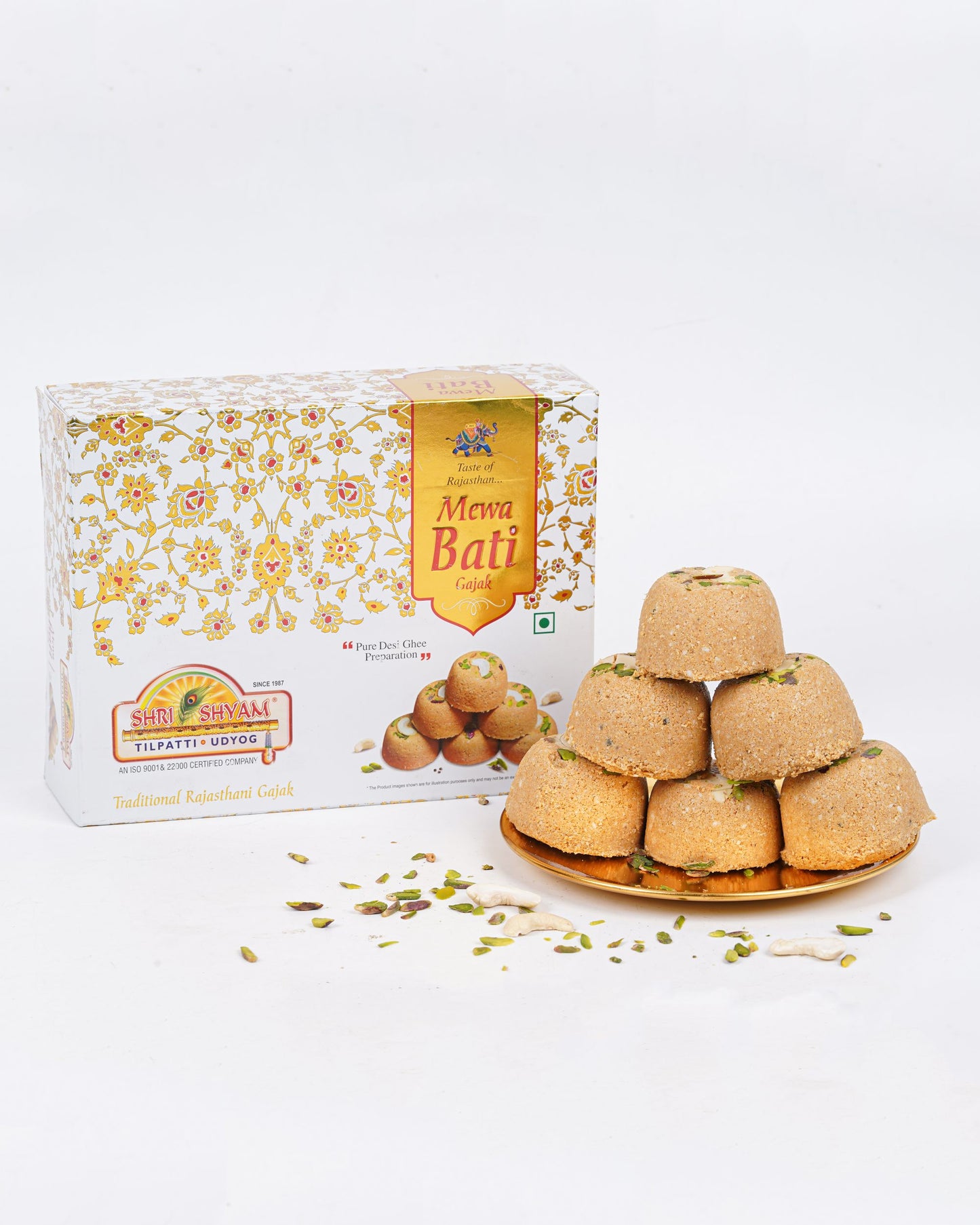 Mewabati Indian Sweet Treat | Rich Combination of Nuts & Mava | Perfect for Festivals & Celebrations