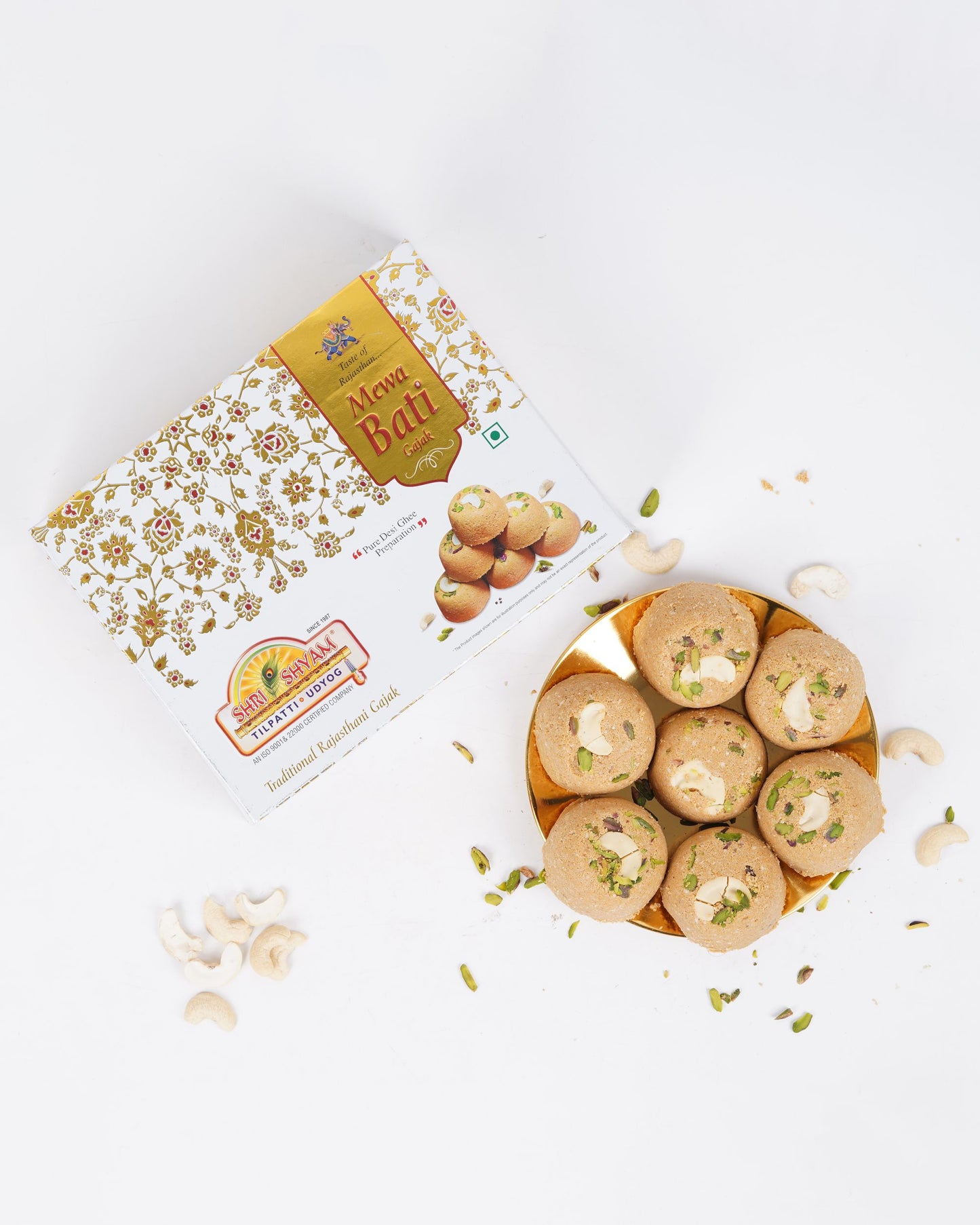 Mewabati Indian Sweet Treat | Rich Combination of Nuts & Mava | Perfect for Festivals & Celebrations