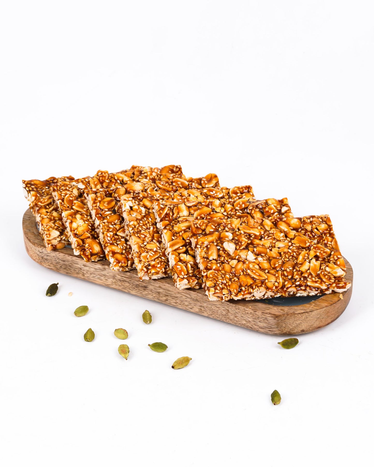Crunchy Double Mazza Peanut Chikki (500g), Crispy Snack with Peanuts, Sesame Seeds & Jaggery | Flavorful & Healthy Winter Treat