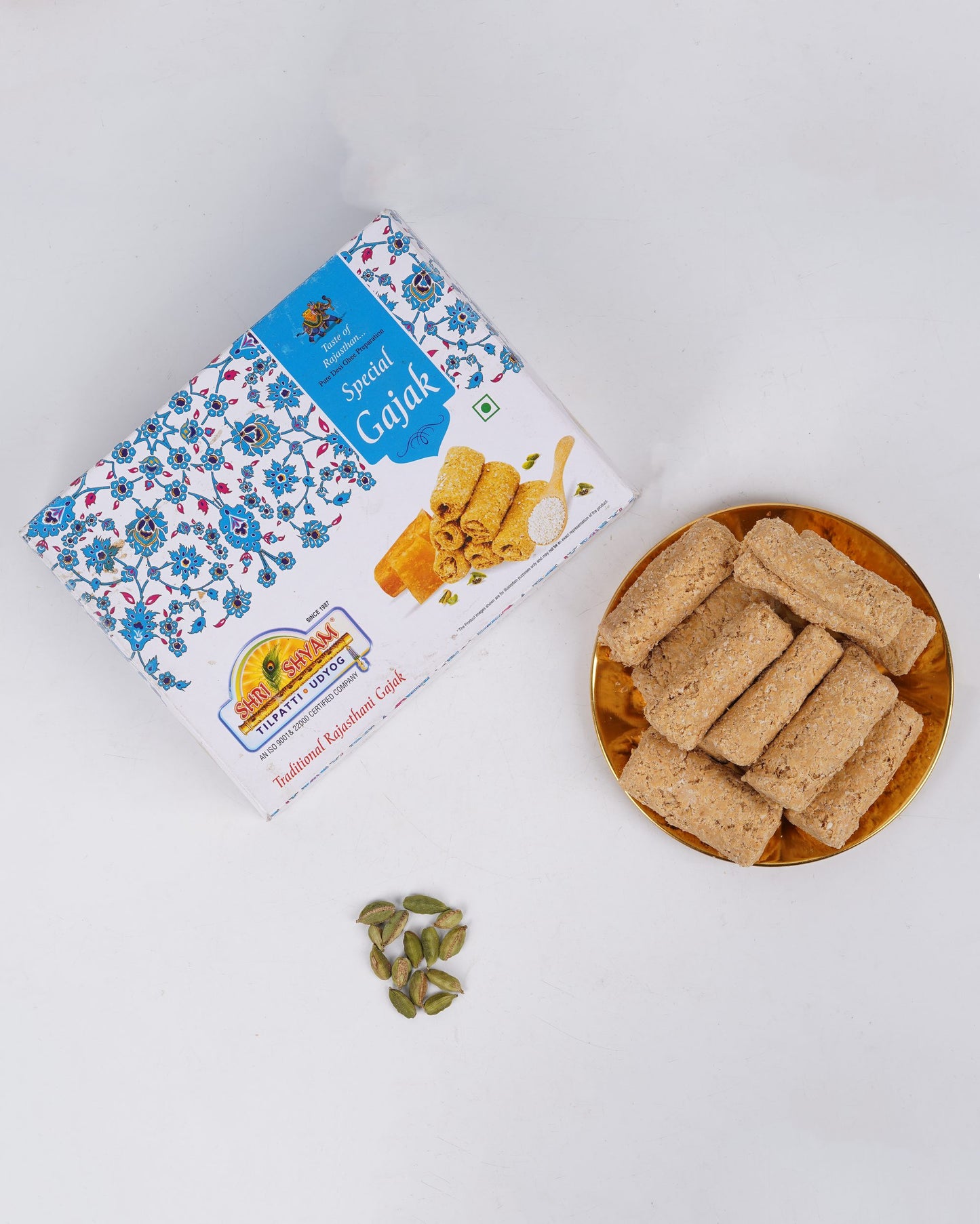 Til Gud Special Gajak Rolls (500g), Authentic Winter Sweet Made with Sesame & Jaggery | Healthy & Delicious Treat for Winter Indulgence