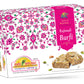A box of Rajwadi Barfi by Shree Shyam with a floral pattern on the cover, showing the product name and a small image of the barfi pieces.