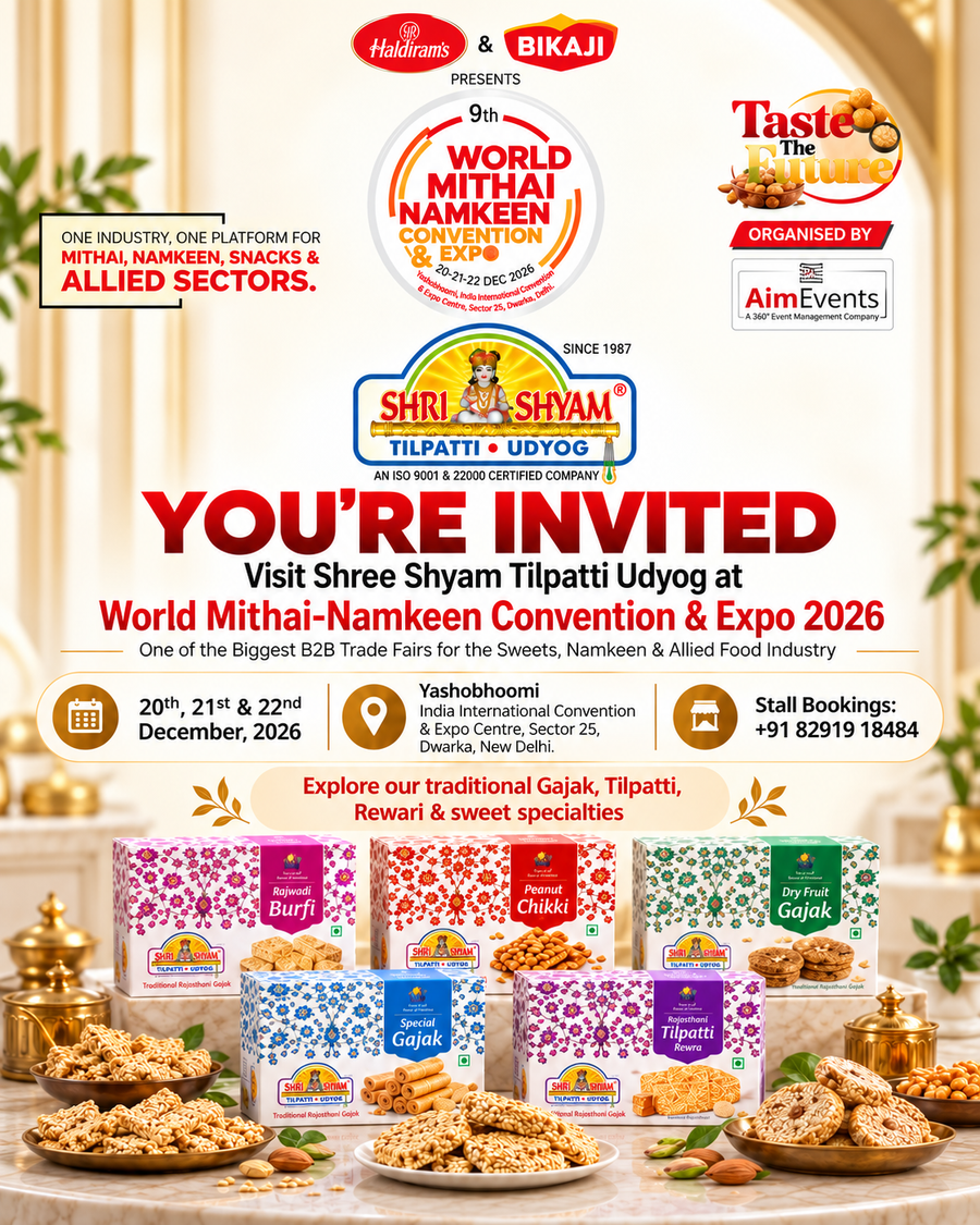 World Mithai-Namkeen Convention & Expo 2026