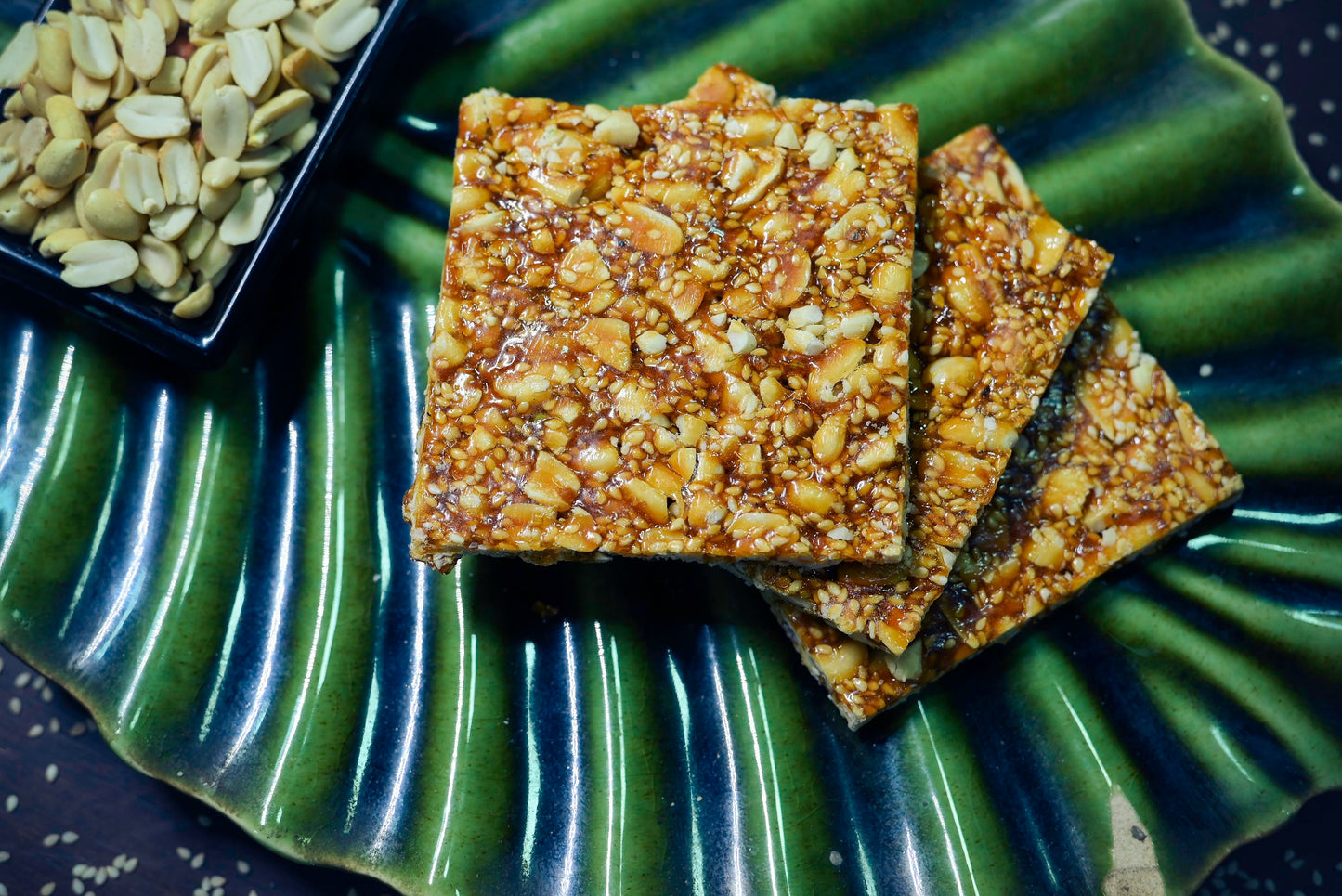 Premium Double Mazza peanut chikki box front display