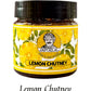 Lemon Chutney jar with fresh lemon flavor and aromatic Indian spices