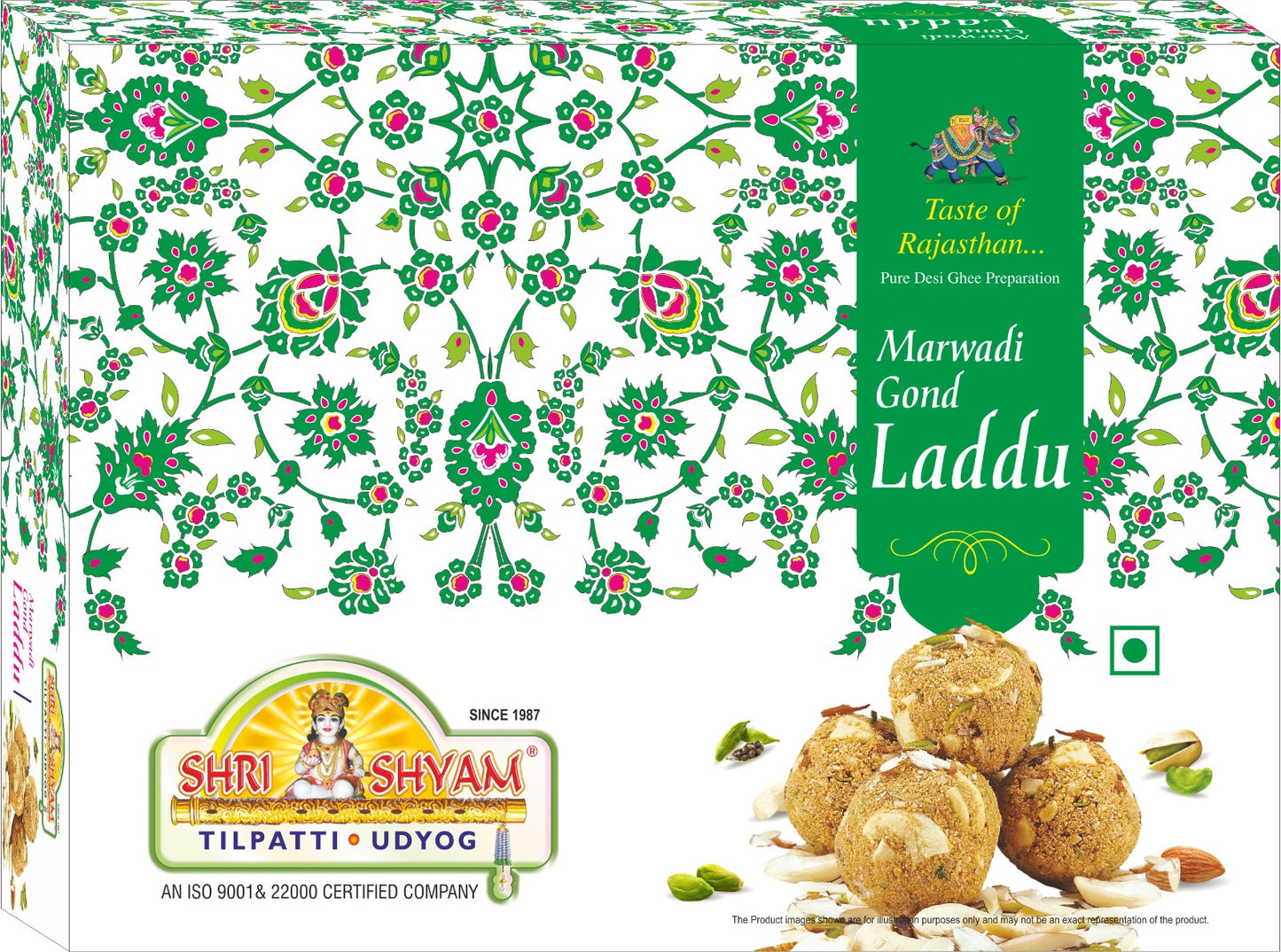 Marwadi Gond Laddu traditional Indian sweet with rich nutty flavor