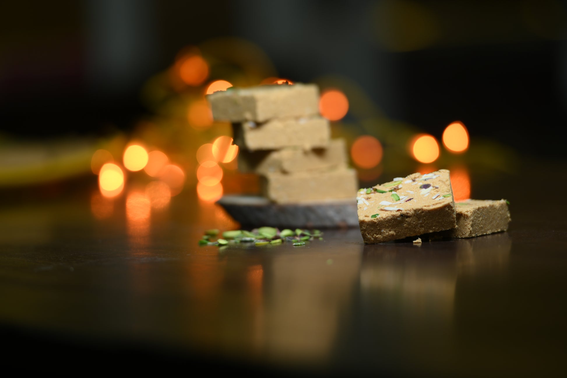 Mewabarfi packaging showing ingredients and nutritional information