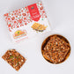Peanut jaggery chikki 500g box with crispy chikki pieces