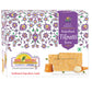 Rajasthani Rewra 500g box with sesame sweet pieces on wooden board