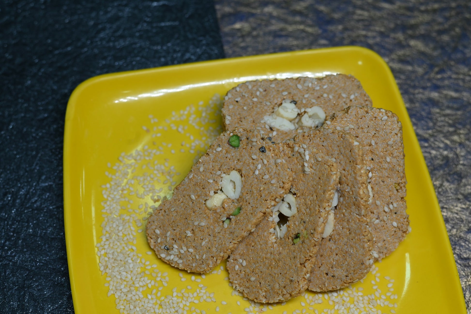 Handmade festive dryfruit gajak for gifting