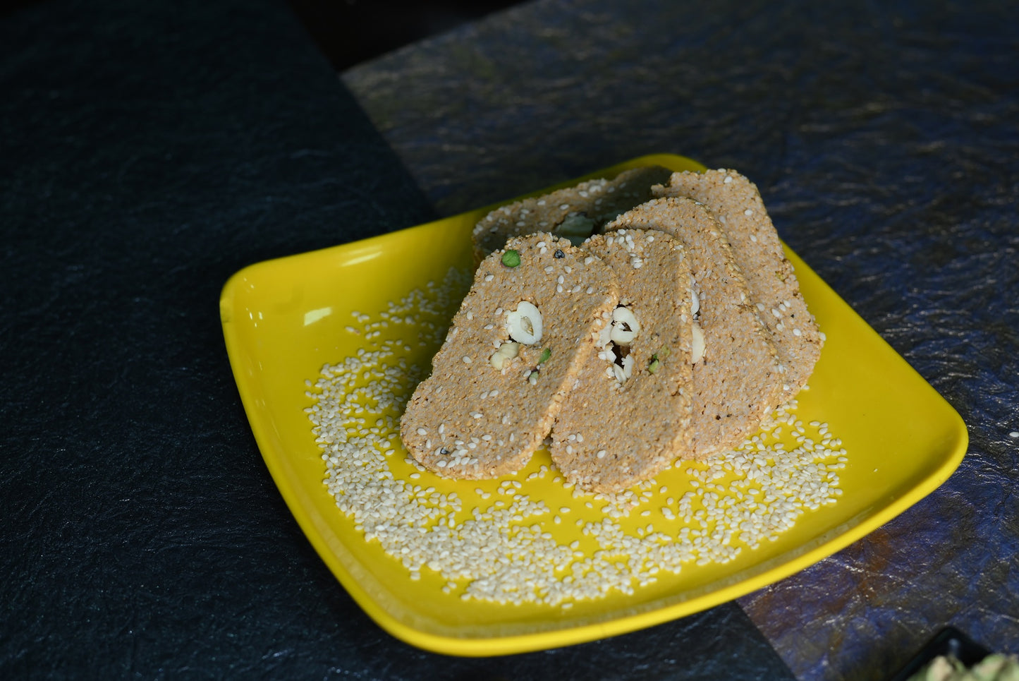 Handmade festive dryfruit gajak for gifting