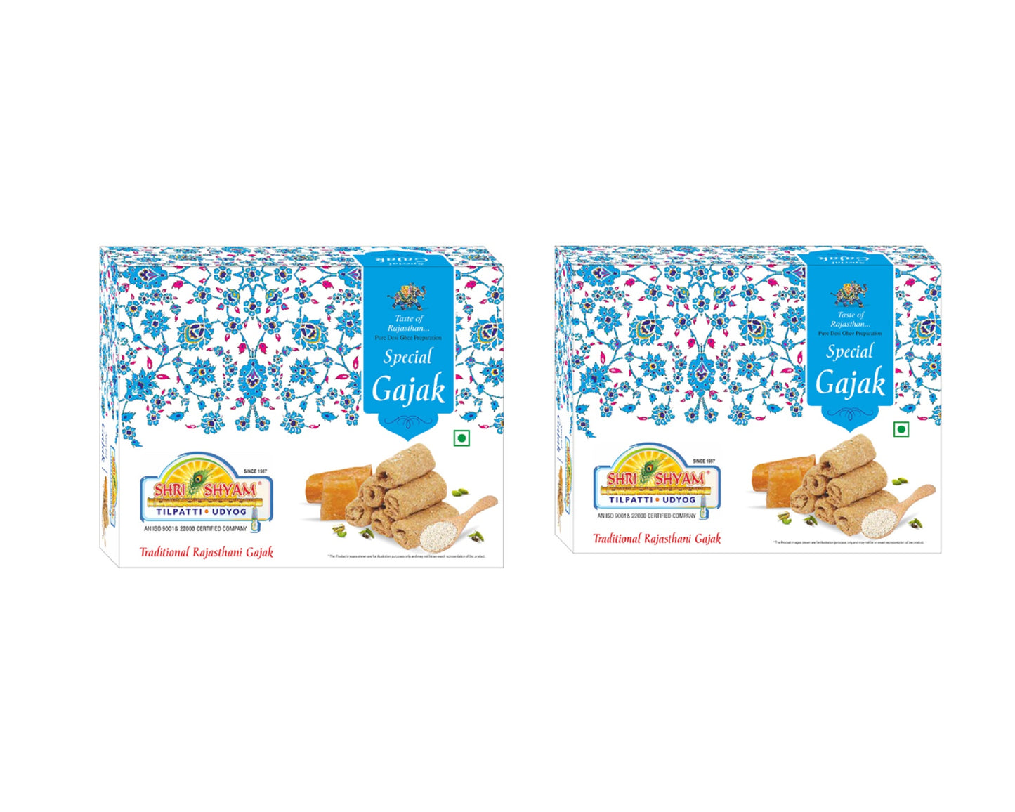 Indian sesame and jaggery gajak sweet snack for gifting