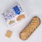 Traditional gajak biscuits 500g box with sesame jaggery pieces
