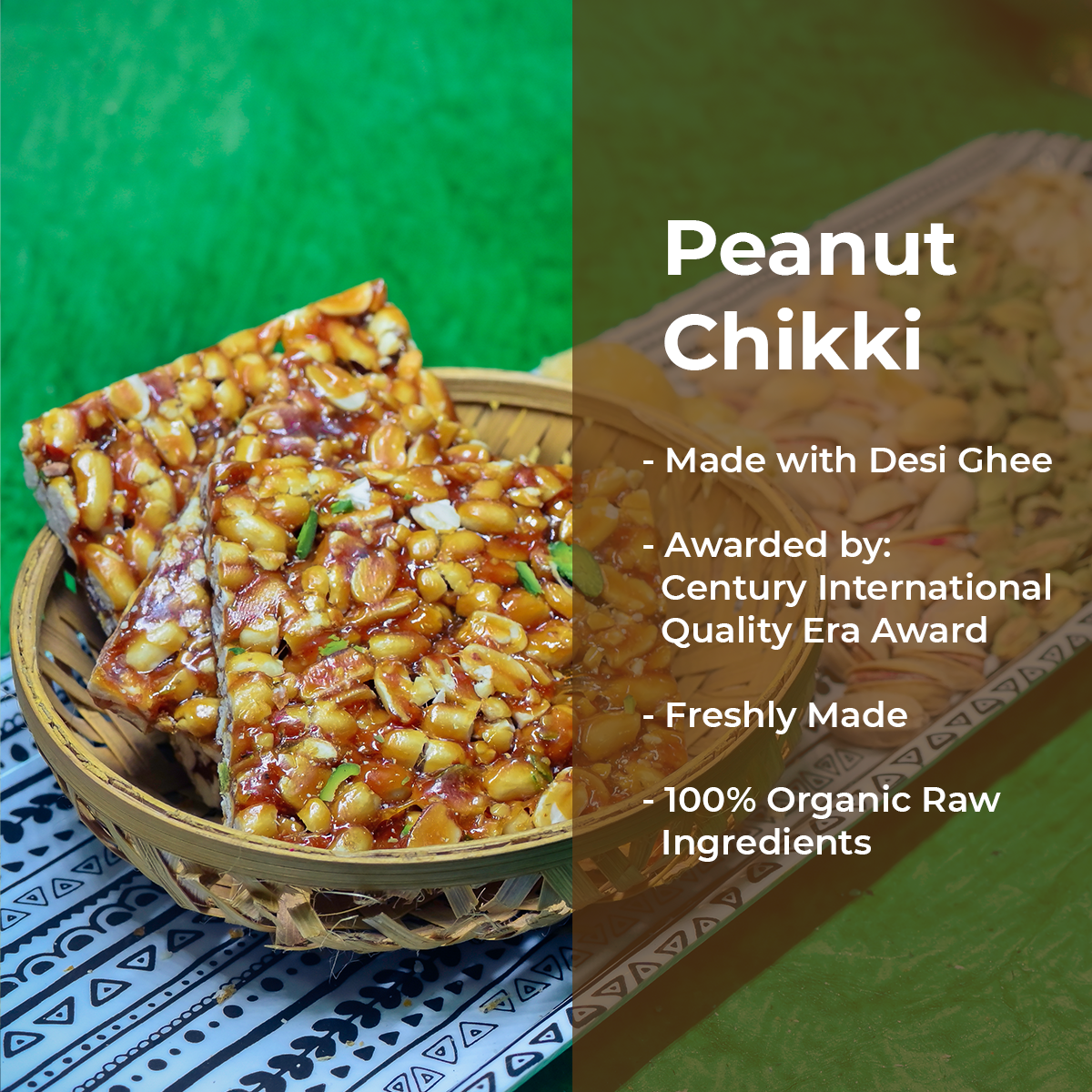 Peanut Chikki (500g) shreeshyamtilpatti 