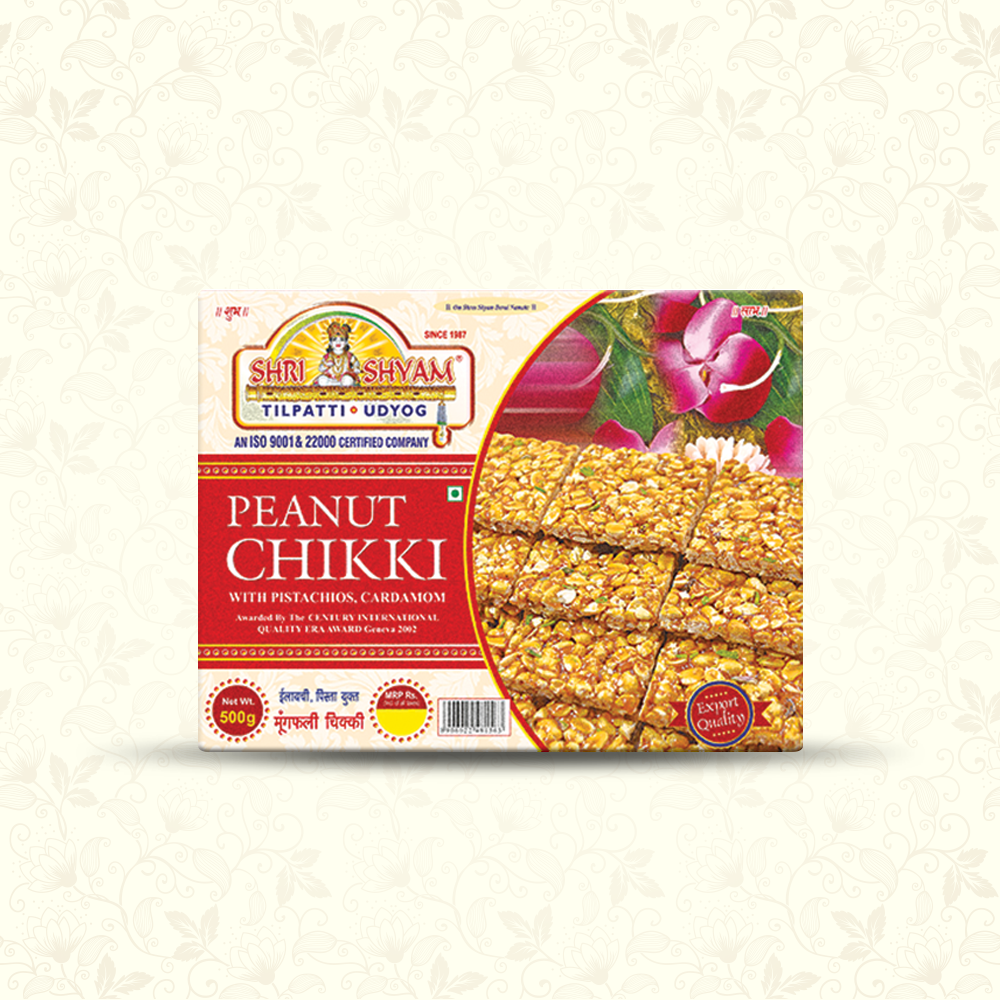 Peanut Chikki (500g) shreeshyamtilpatti 